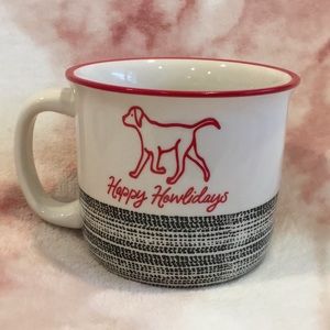 Happy Howlidays Ceramic Christmas Dog Holiday Coffee Tea Mug NWT 16 oz 4.25x3.5”